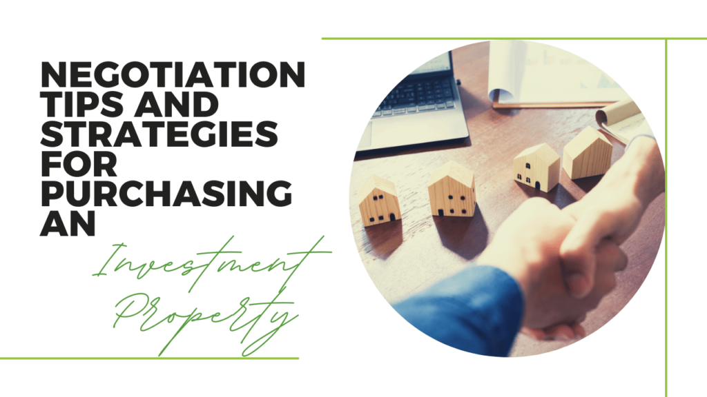 Negotiation Tips and Strategies For Purchasing an Investment Property - Article Banner
