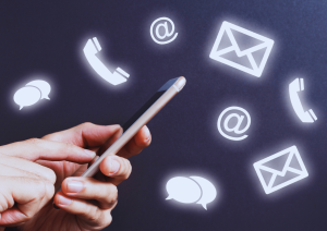 Multiple Communication Channels on Smartphone Contact Property Manager